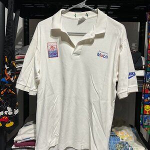 Vintage 90s United States Olympics track polo